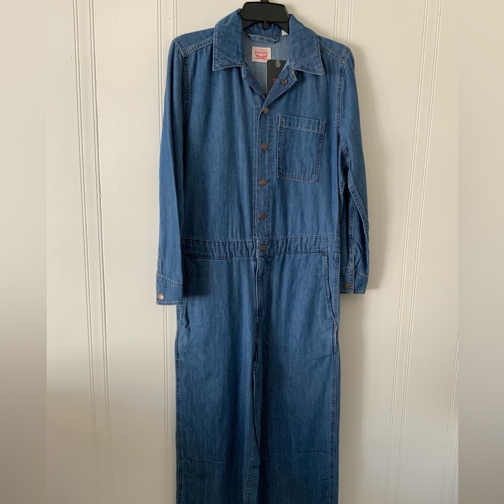 NWT Levi's Blue Denim Women's Jeans Overalls
